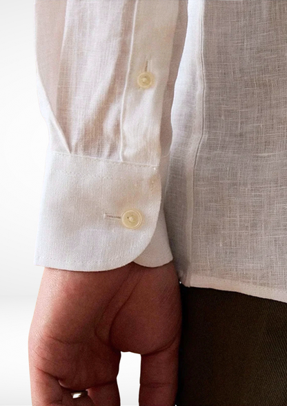 Portofino Coastal Shirt - White | Arventti