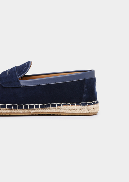 Penny Seaside Espadrilles - Navy Blue | Arventti