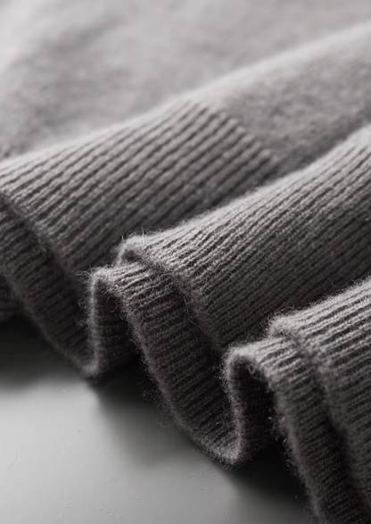 Premium Cashmere Mock Neck T-Shirt | Arventti