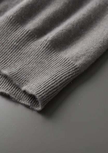 Premium Cashmere Mock Neck T-Shirt | Arventti