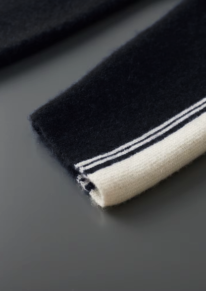 Pure Extra-Fine Merino Wool Black Damien Set | Arventti