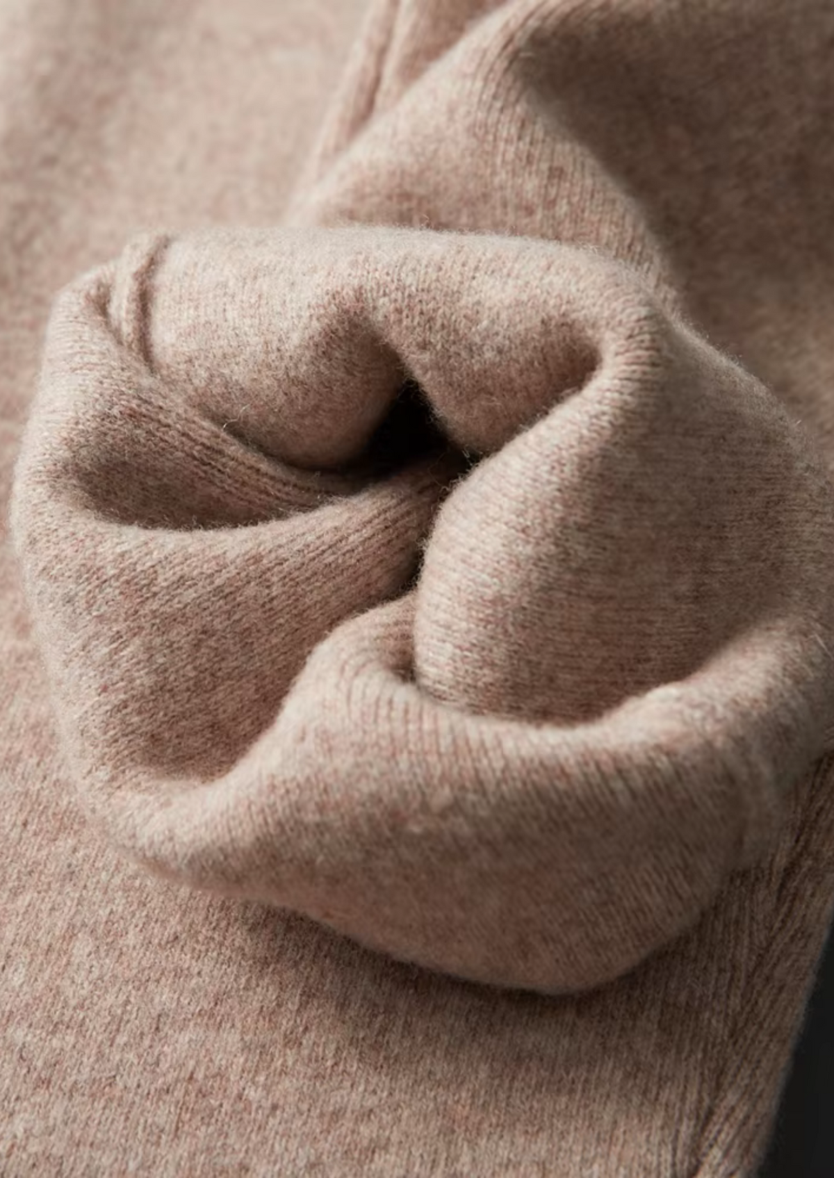 Pure Extra-Fine Merino Wool Beige Savro Set | Arventti