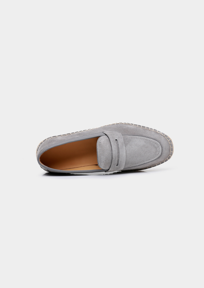 Penny Seaside Espadrilles - Light Gray | Arventti
