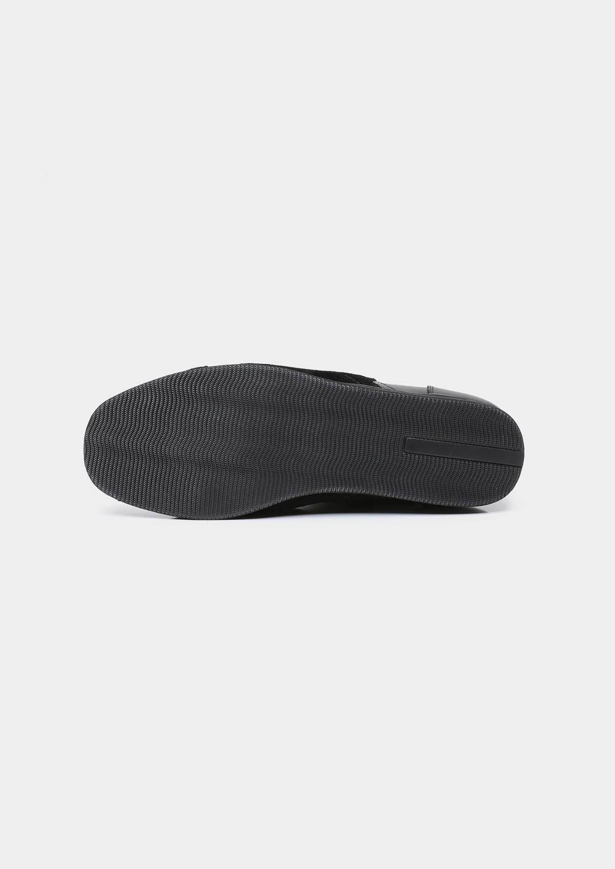 Black Retro Hybrid Suede Leather Runner | Arventti