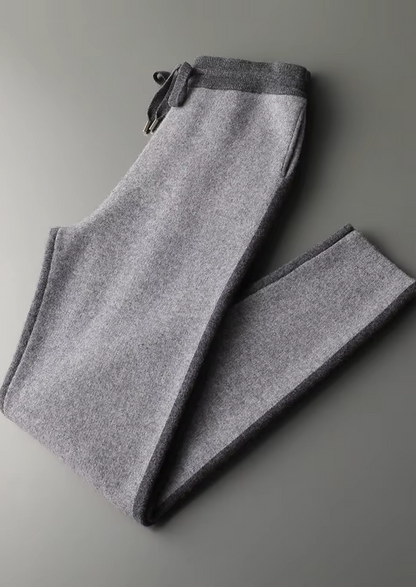 Premium Cashmere Dark Gray Torino Leisure Set | Arventti