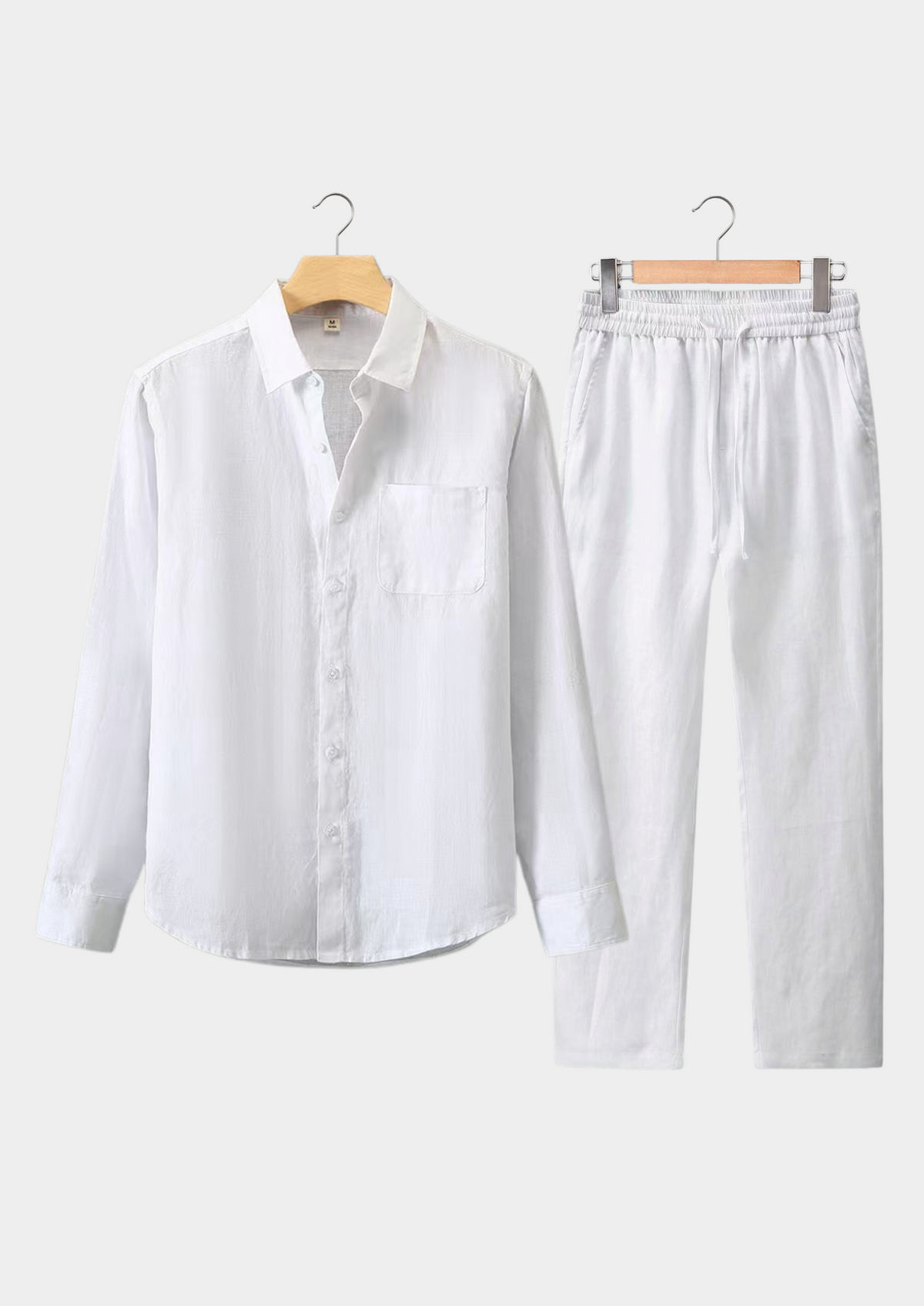 Dolcevita Longsleeve Summer Set - All White | Arventti
