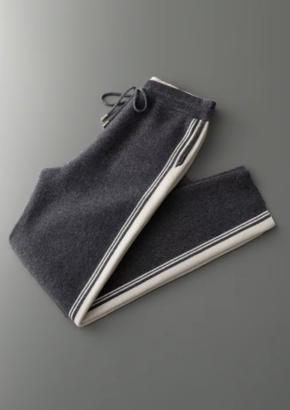 Pure Extra-Fine Merino Wool Dark Gray Damien Set | Arventti