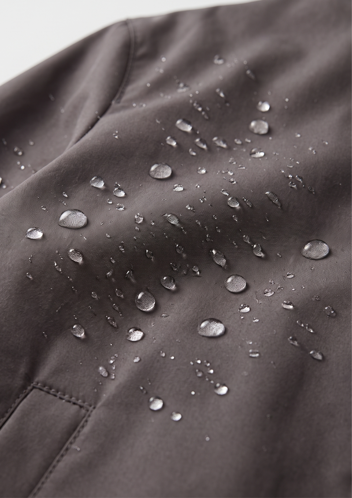 Fog Gray Technical Windbreaker Jacket | Arventti