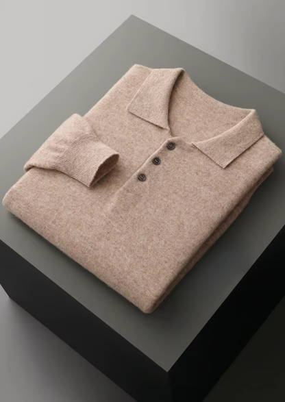 Pure Extra-Fine Merino Wool Classic Sweater Polo | Arventti