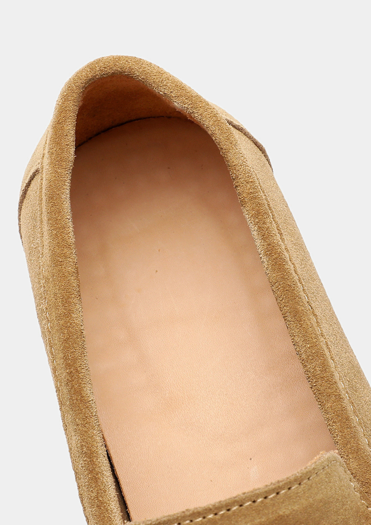 Caramel Classic Penny Suede Loafers | Arventti