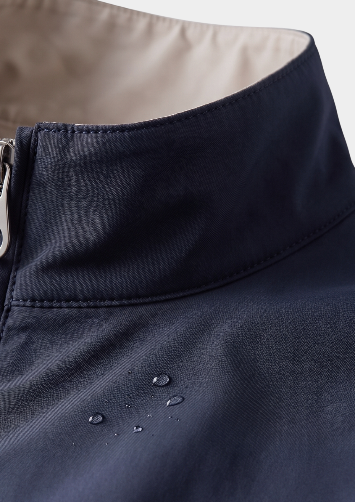 Navy Blue Technical Windbreaker Jacket | Arventti