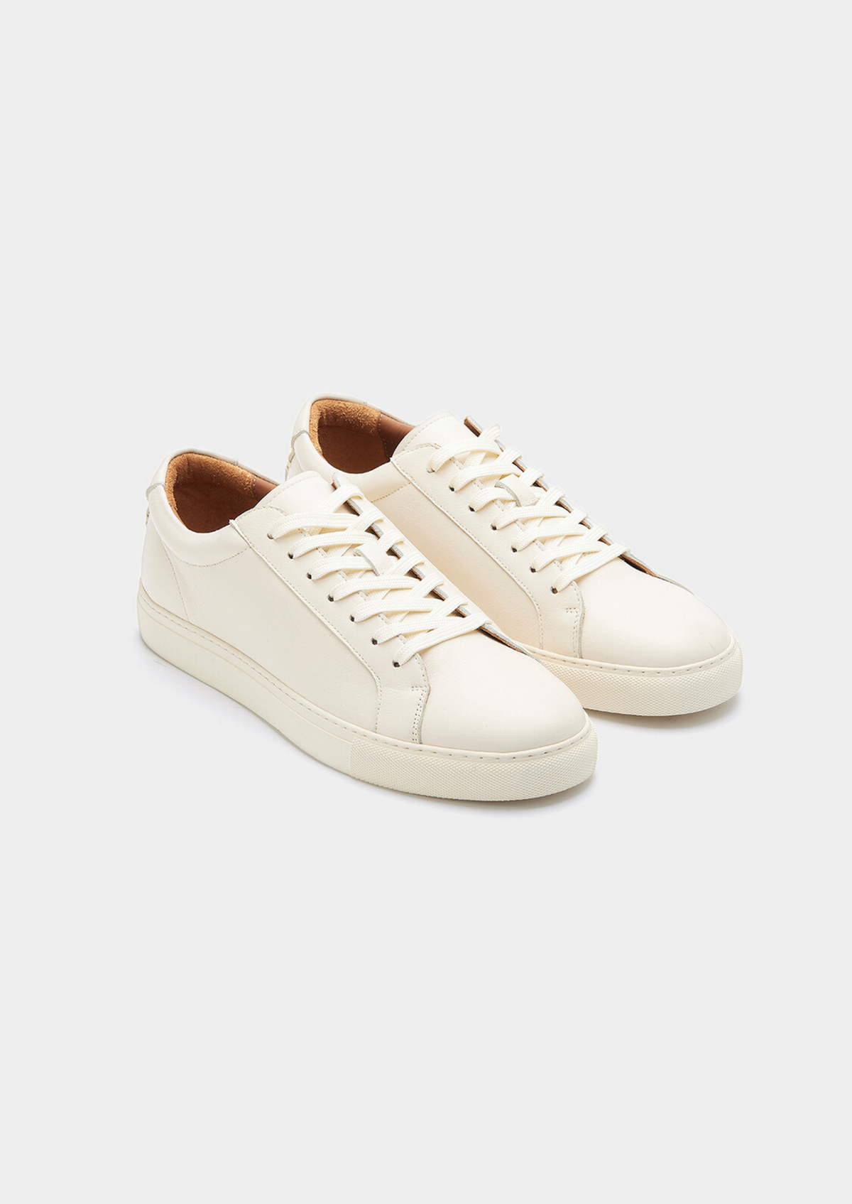 Ivory Essential Leather Sneaker | Arventti