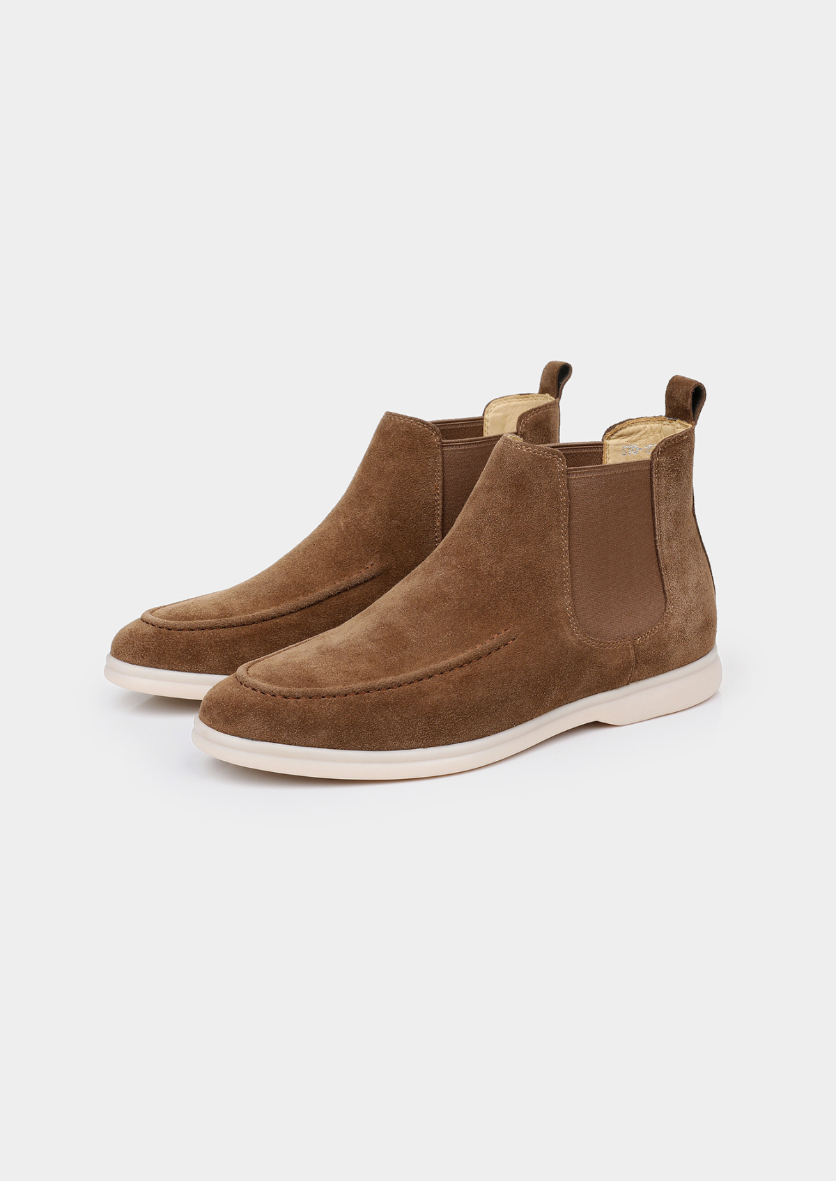 Light Brown Suede Chelsea Boot | Arventti