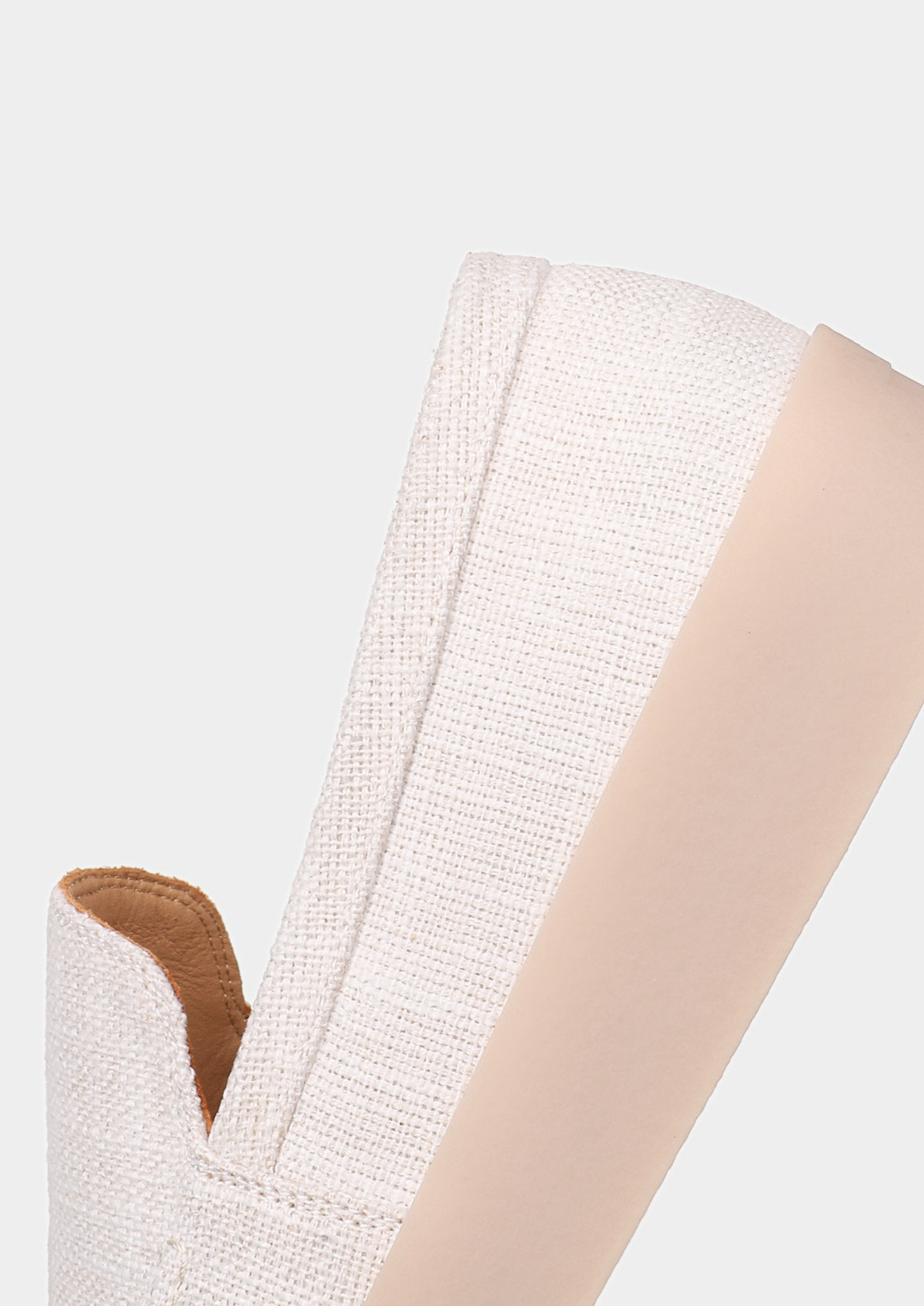 White Linen City Loafers | Arventti