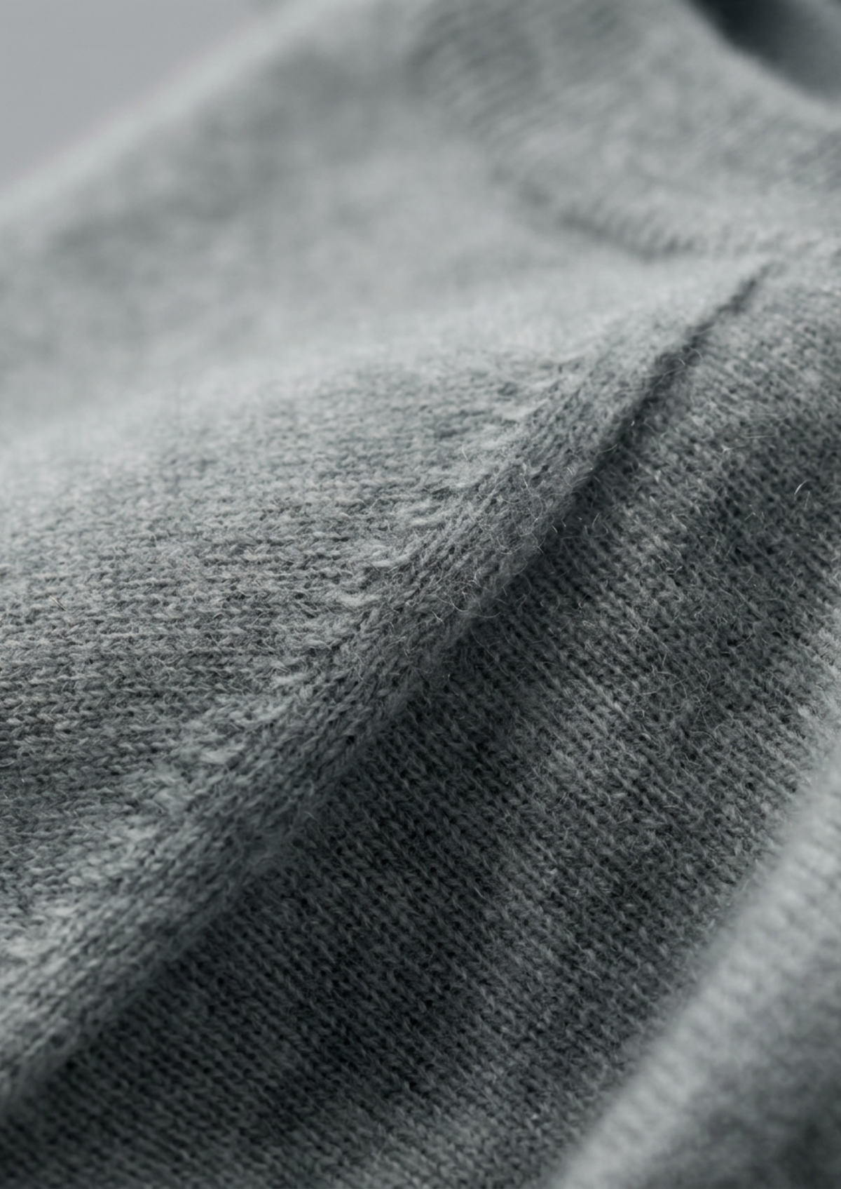 Premium Cashmere Classic Crewneck T-Shirt - Shadow Flint | Arventti