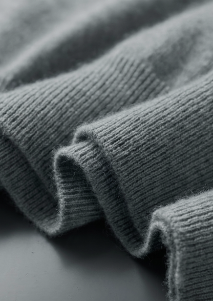 Premium Cashmere Classic Crewneck T-Shirt - Shadow Flint | Arventti