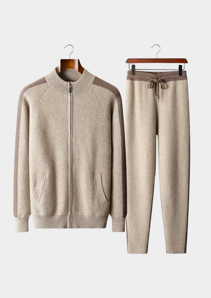 Premium Cashmere Sand Torino Leisure Set | Arventti