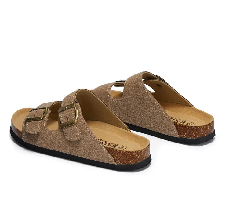Maibulun Suede Arizona Sandals - Sand | Arventti