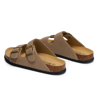 Maibulun Suede Arizona Sandals - Sand | Arventti