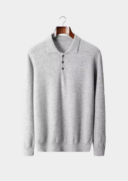 Pure Extra-Fine Merino Wool Classic Sweater Polo | Arventti