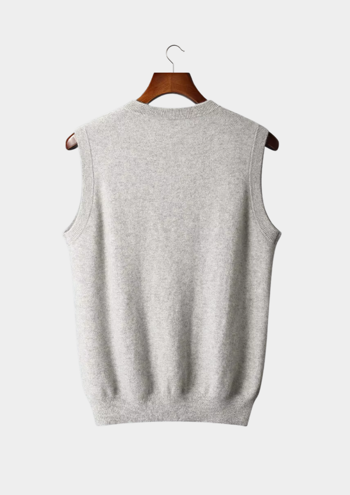 Pure Extra-Fine Merino Wool V-Neck Vest | Arventti