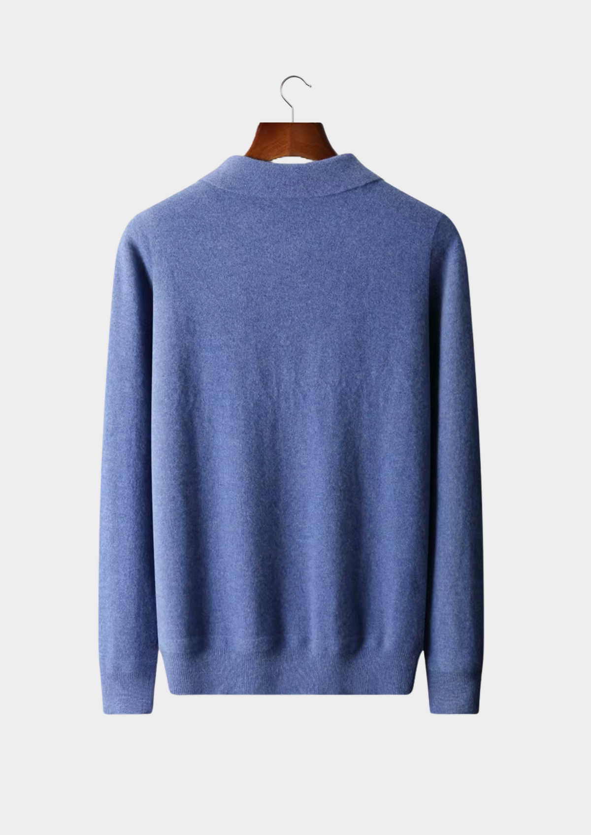Pure Extra-Fine Merino Wool Half Zip Polo | Arventti