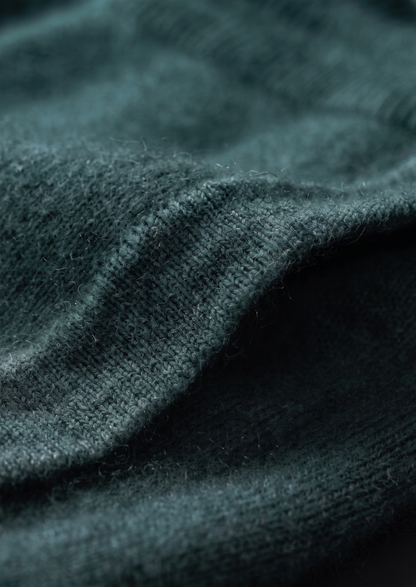 Pure Extra-Fine Merino Wool Sea Green Luzzo Set | Arventti