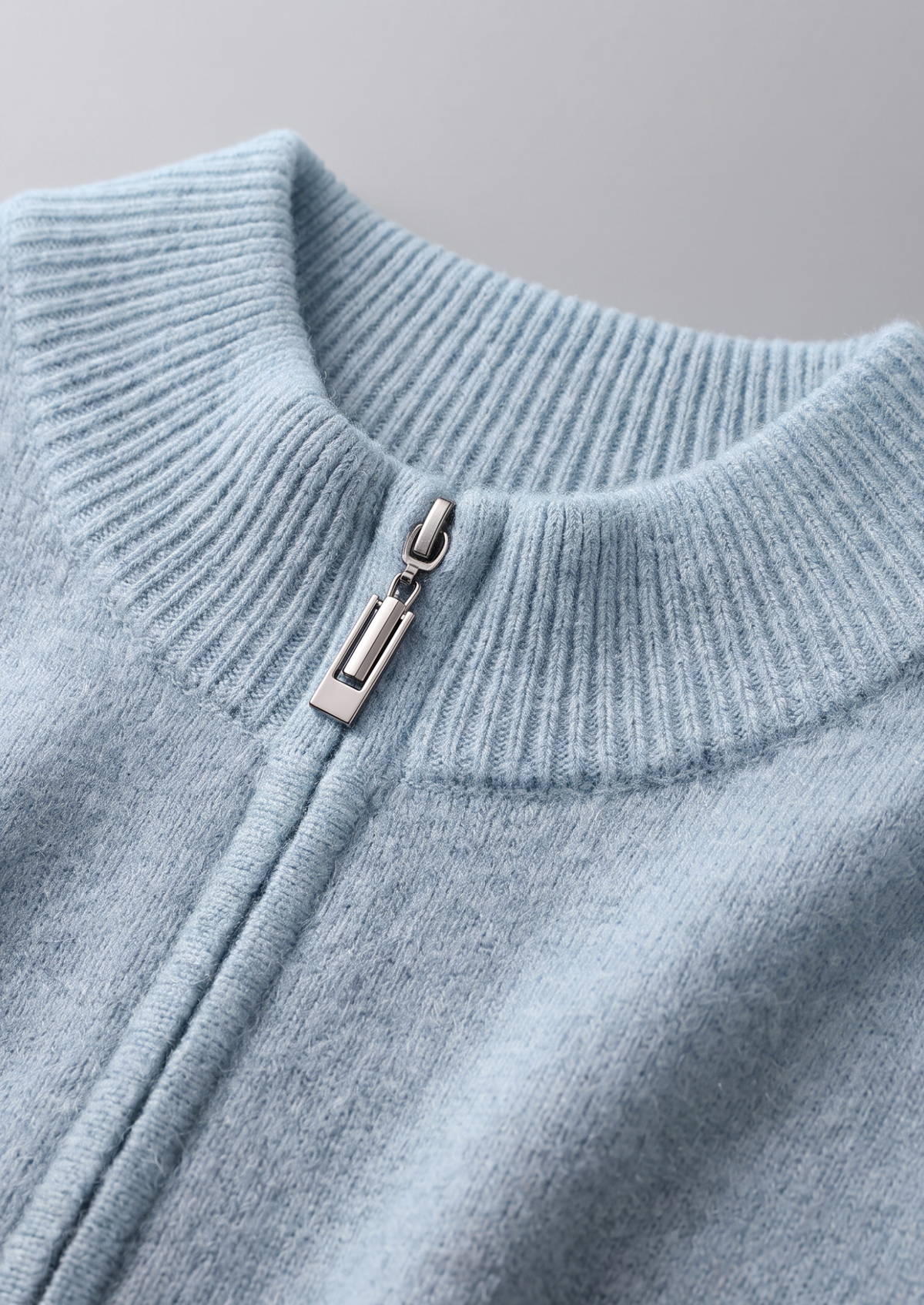 Pure Extra-Fine Merino Wool Light Blue Luzzo Set | Arventti