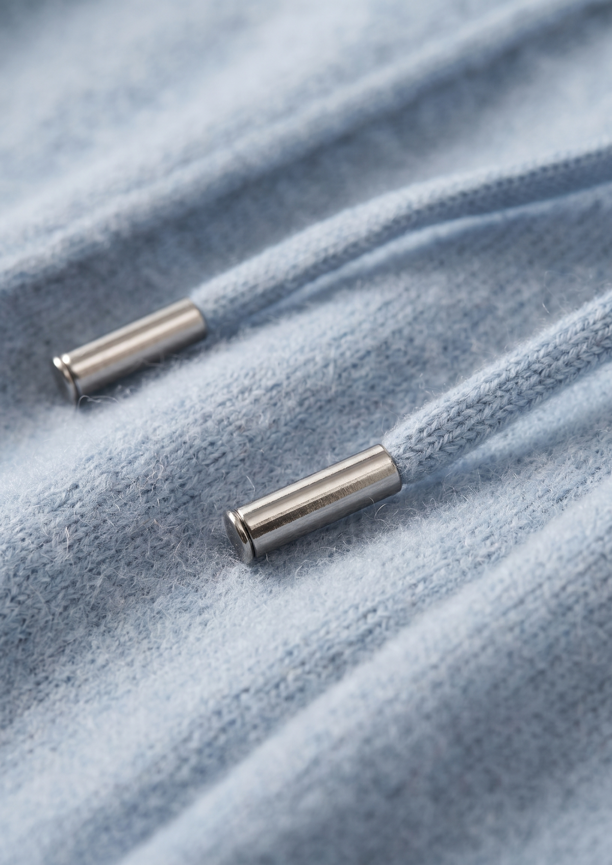 Pure Extra-Fine Merino Wool Light Blue Luzzo Set | Arventti