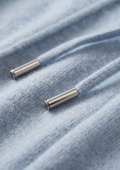 Pure Extra-Fine Merino Wool Light Blue Luzzo Set | Arventti