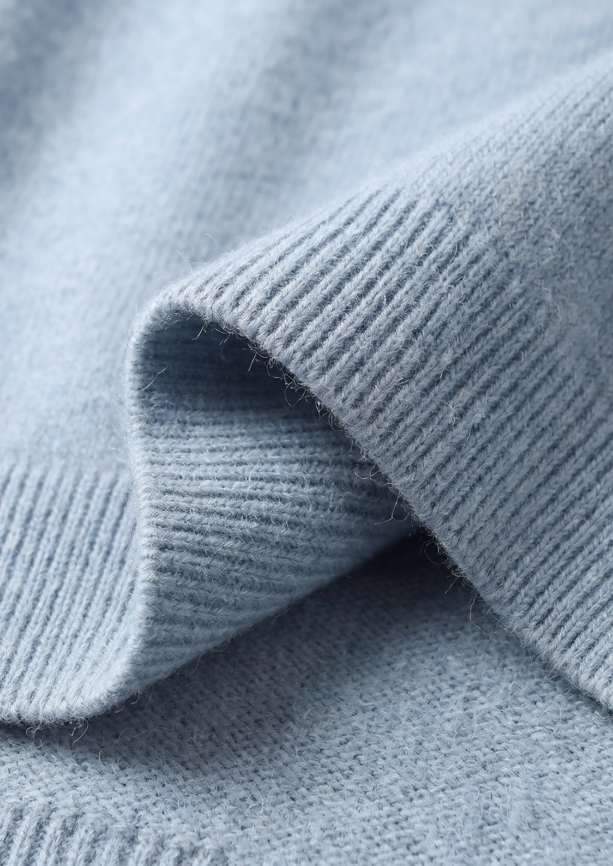 Pure Extra-Fine Merino Wool Light Blue Luzzo Set | Arventti