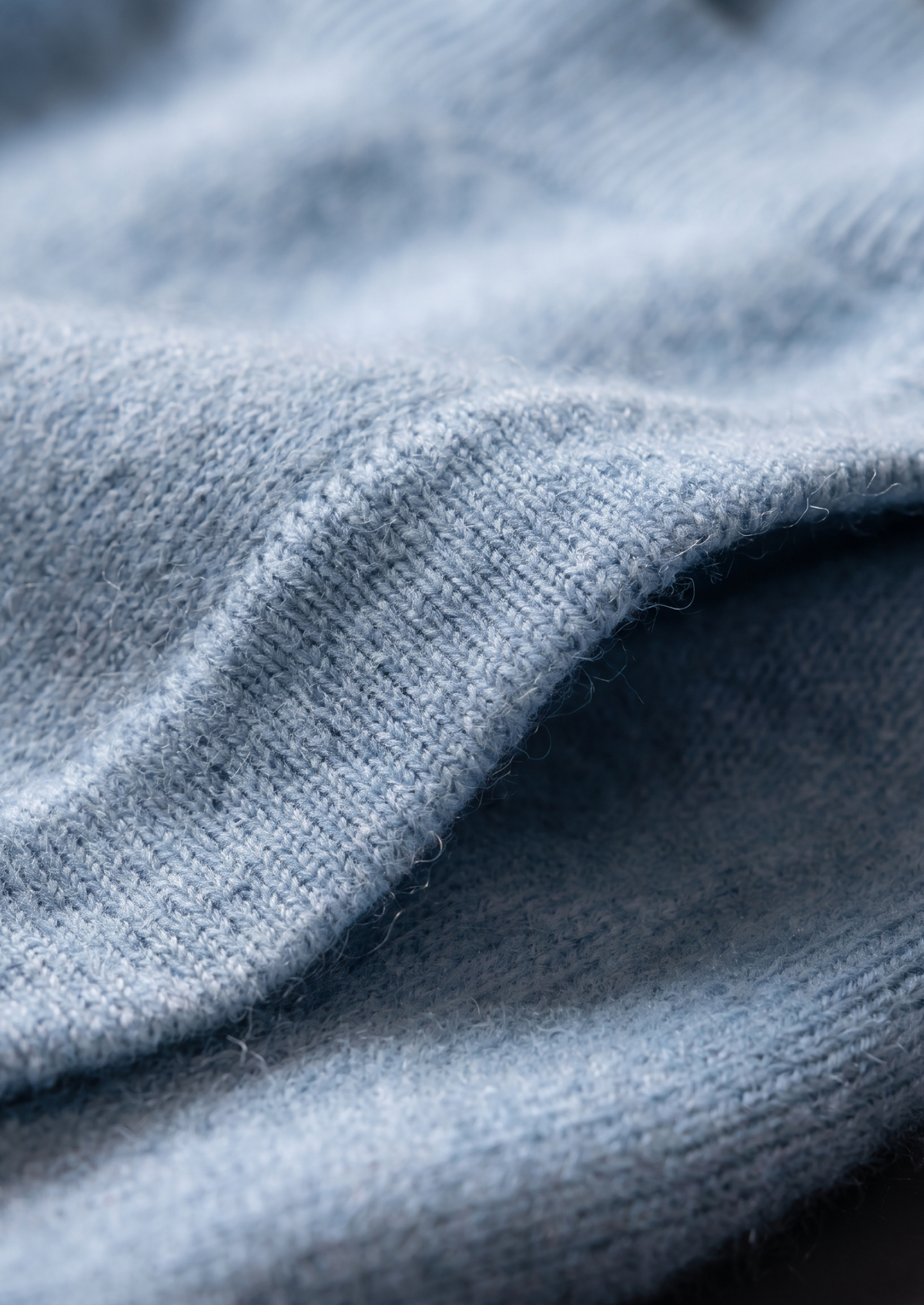 Pure Extra-Fine Merino Wool Light Blue Luzzo Set | Arventti