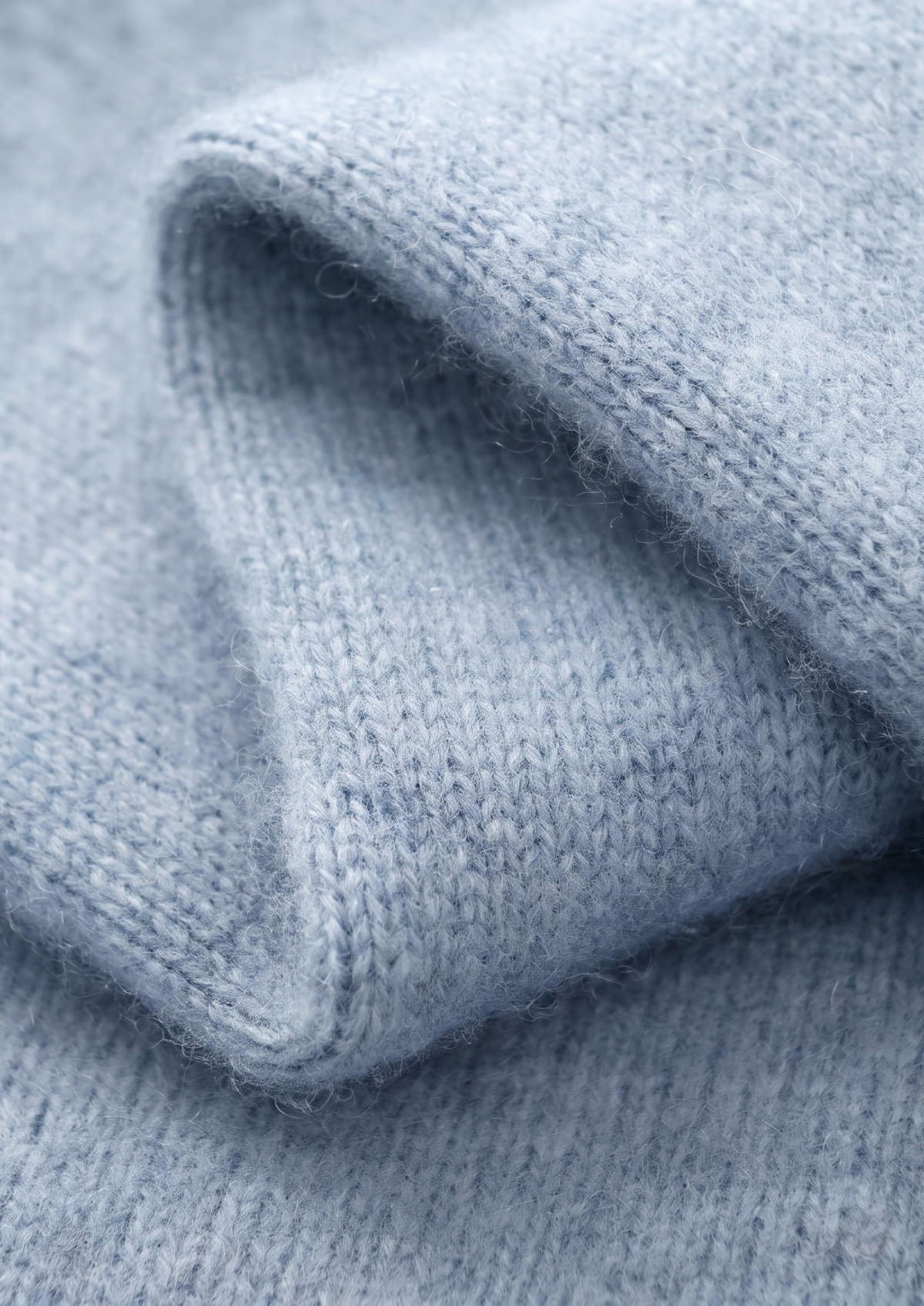 Pure Extra-Fine Merino Wool Light Blue Luzzo Set | Arventti