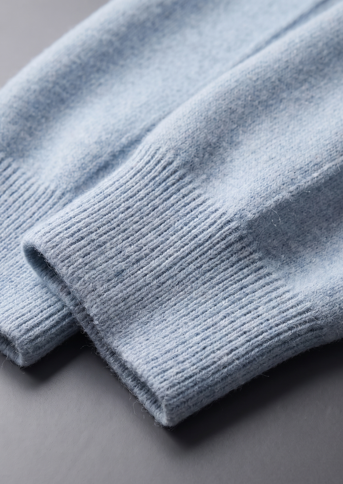 Pure Extra-Fine Merino Wool Light Blue Luzzo Set | Arventti
