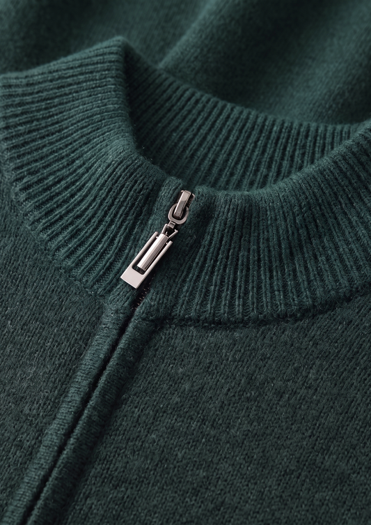 Pure Extra-Fine Merino Wool Sea Green Luzzo Set | Arventti