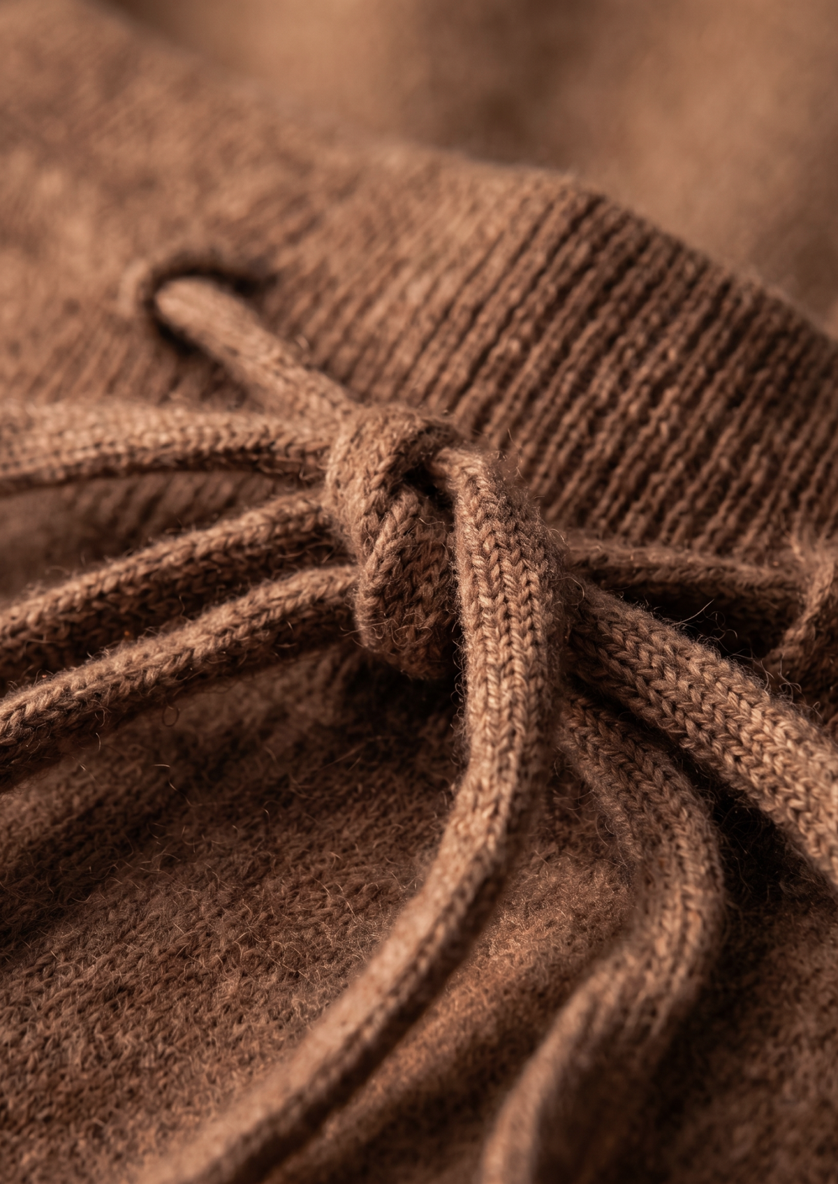 Pure Extra-Fine Merino Wool Caramel Luzzo Set | Arventti