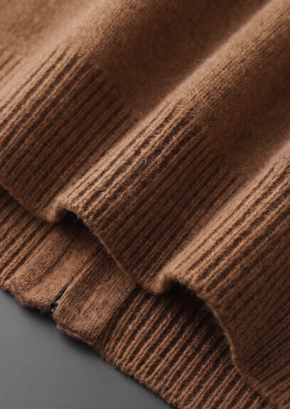 Pure Extra-Fine Merino Wool Caramel Luzzo Set | Arventti