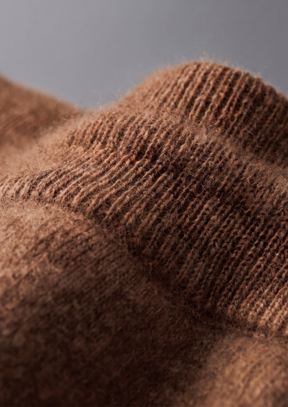 Pure Extra-Fine Merino Wool Caramel Luzzo Set | Arventti