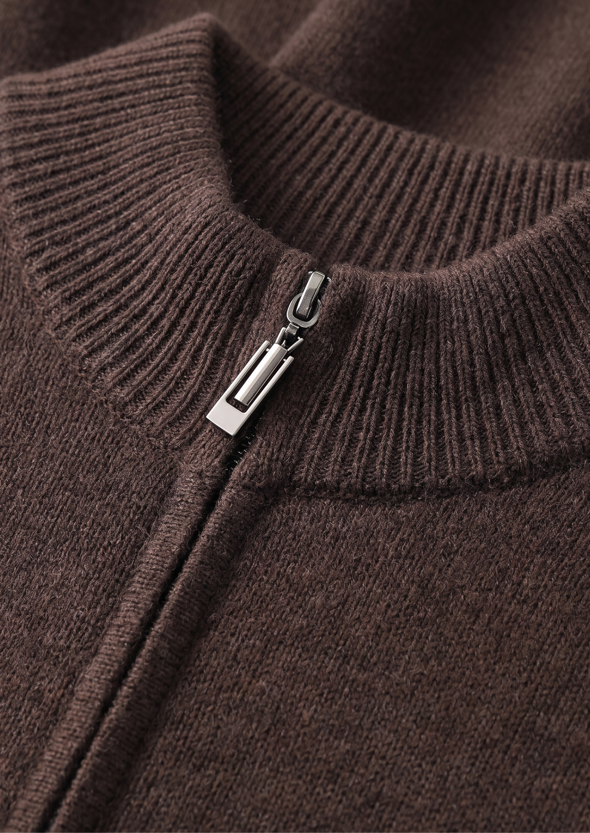 Pure Extra-Fine Merino Wool Dark Brown Luzzo Set | Arventti