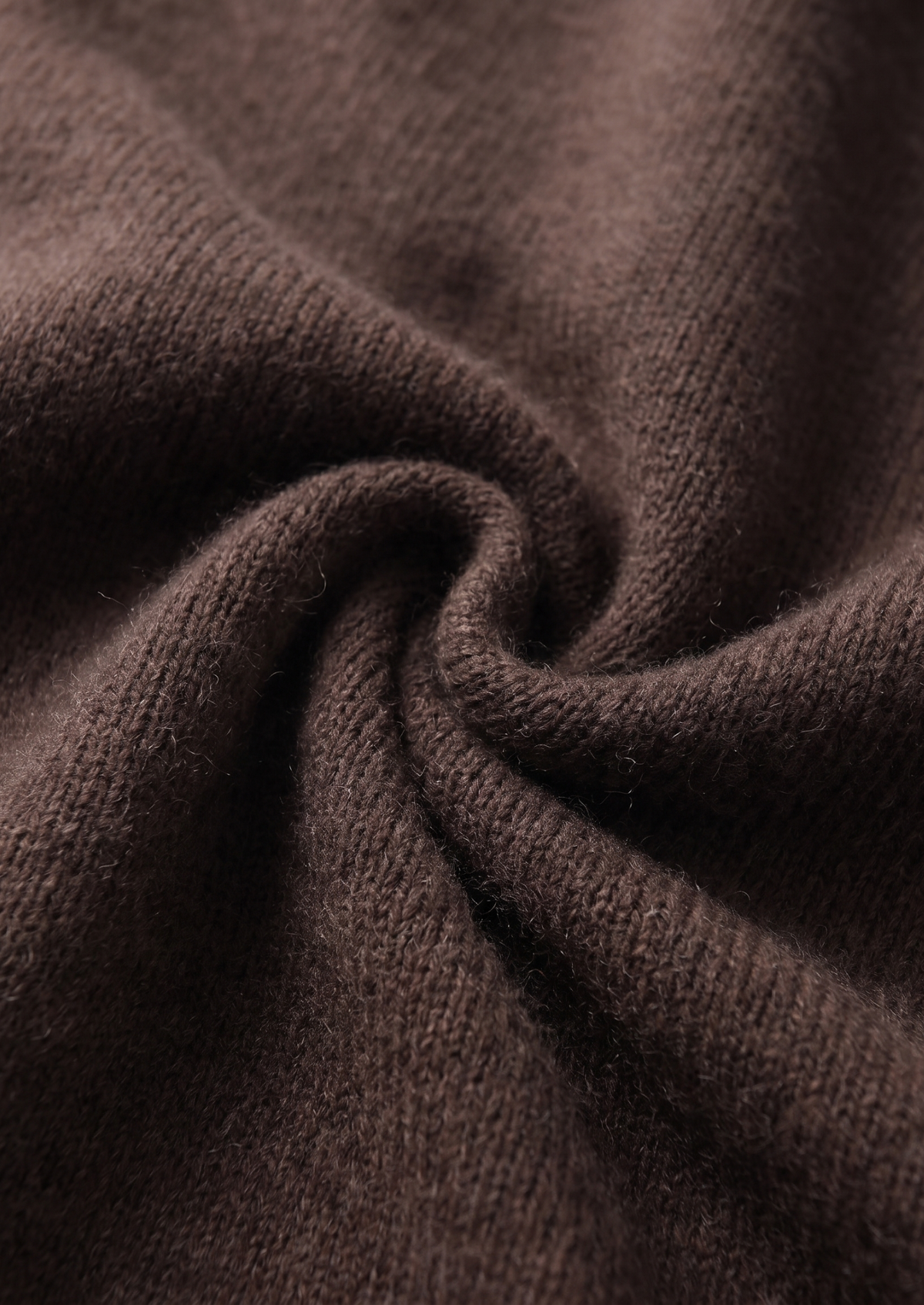 Pure Extra-Fine Merino Wool Dark Brown Luzzo Set | Arventti