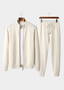 Pure Extra-Fine Merino Wool Cream White Luzzo Set