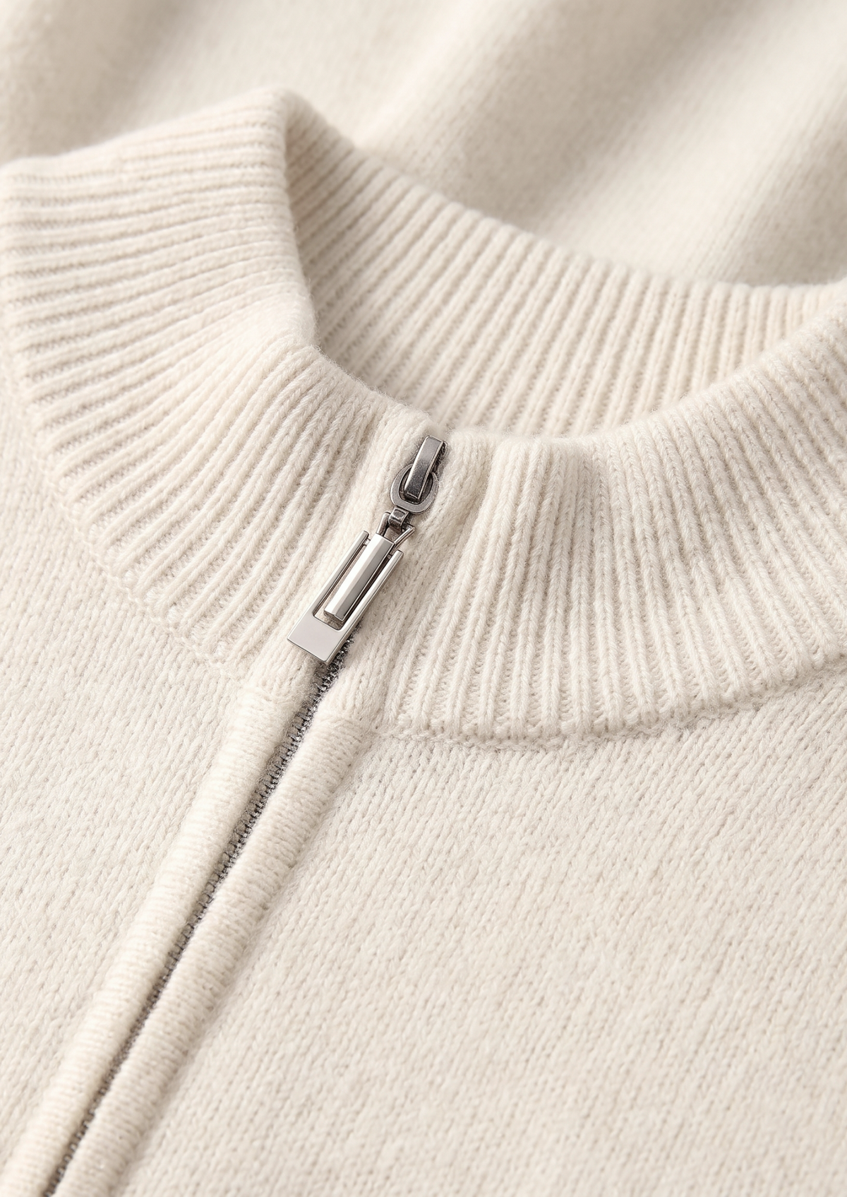 Pure Extra-Fine Merino Wool Cream White Luzzo Set | Arventti