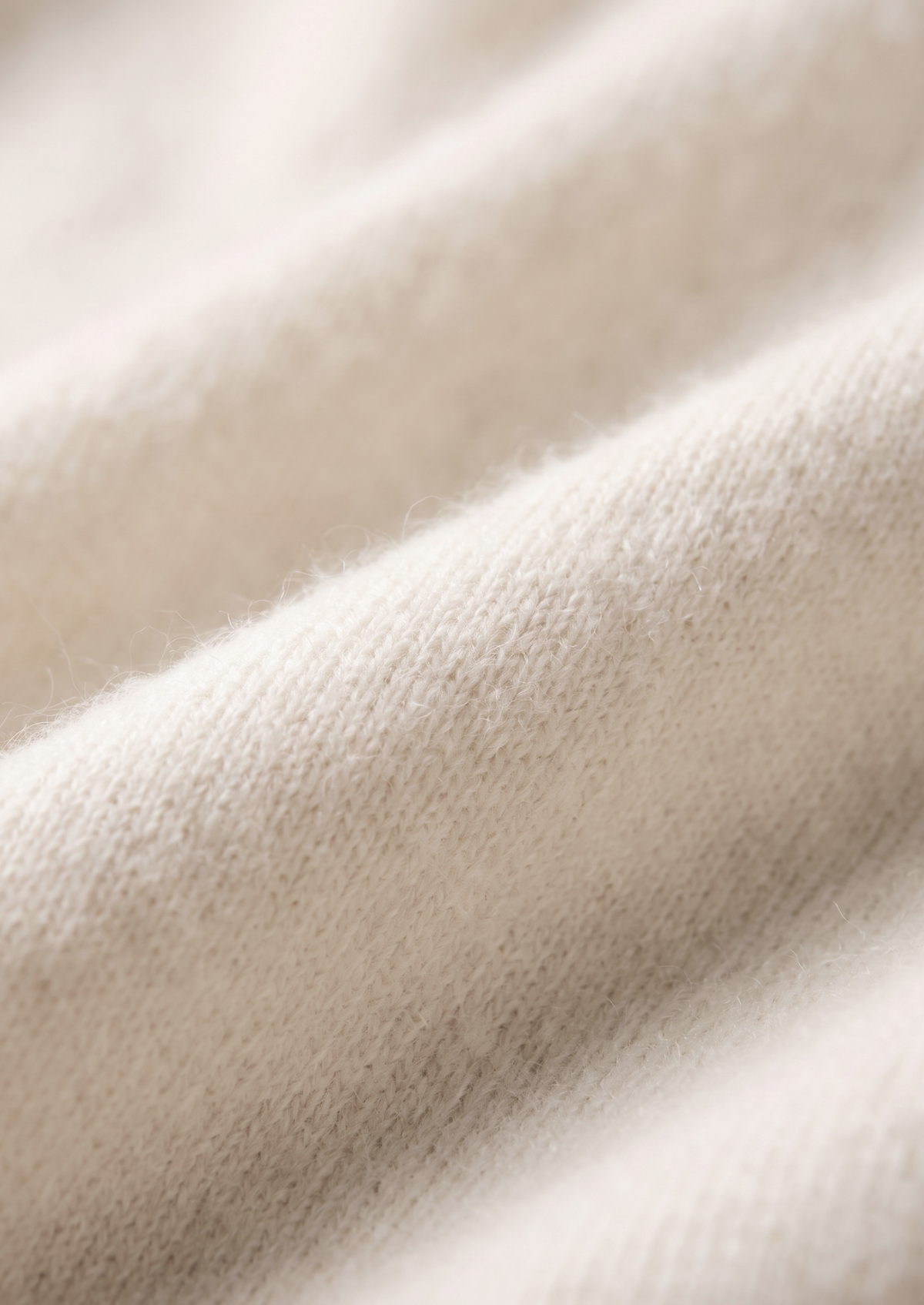Pure Extra-Fine Merino Wool Cream White Luzzo Set | Arventti