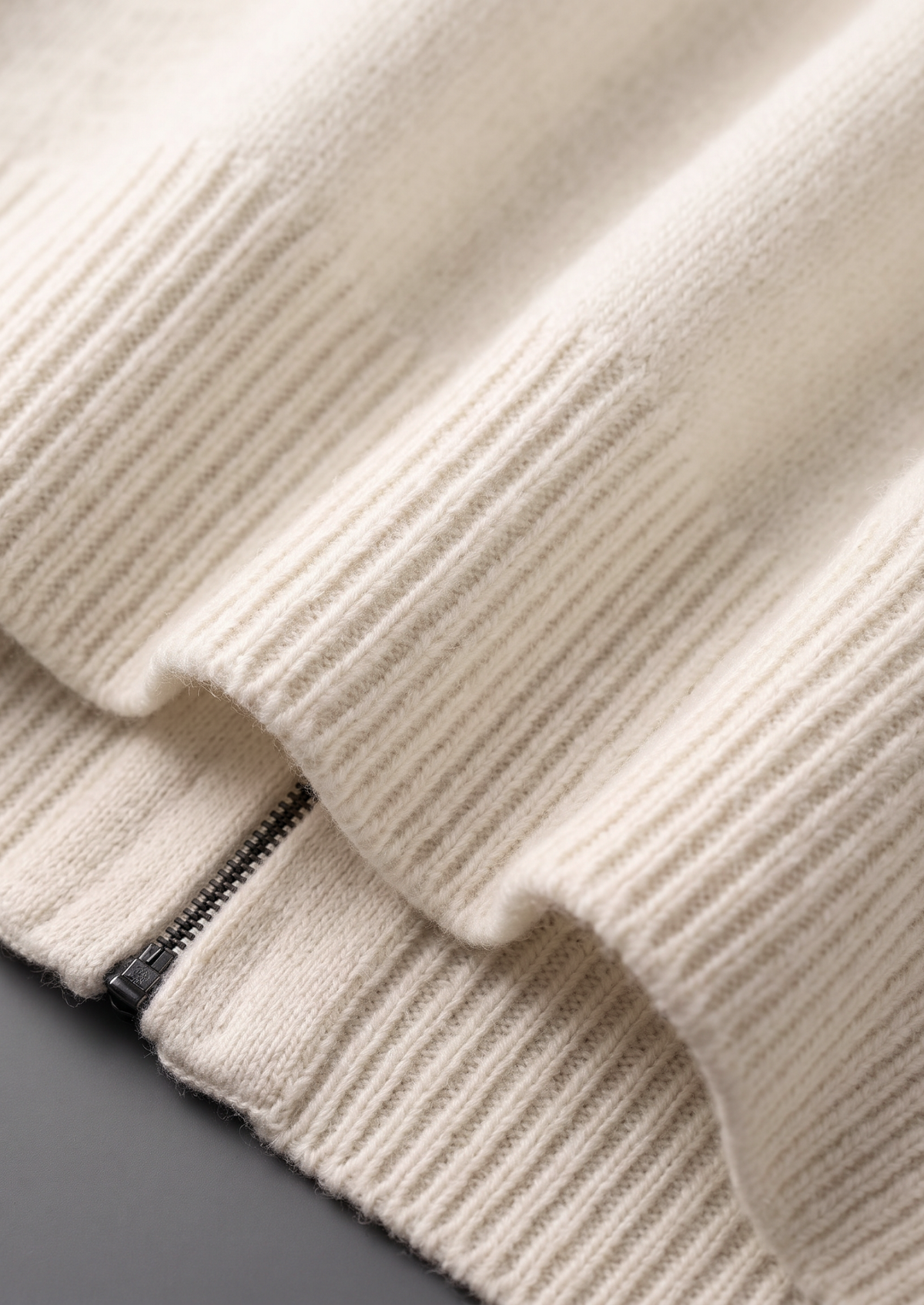 Pure Extra-Fine Merino Wool Cream White Luzzo Set | Arventti
