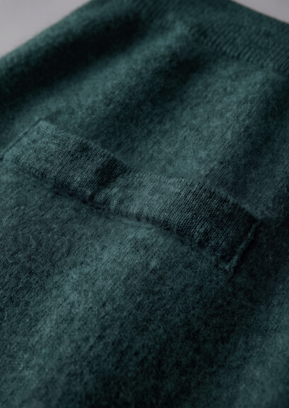 Pure Extra-Fine Merino Wool Sea Green Luzzo Set | Arventti