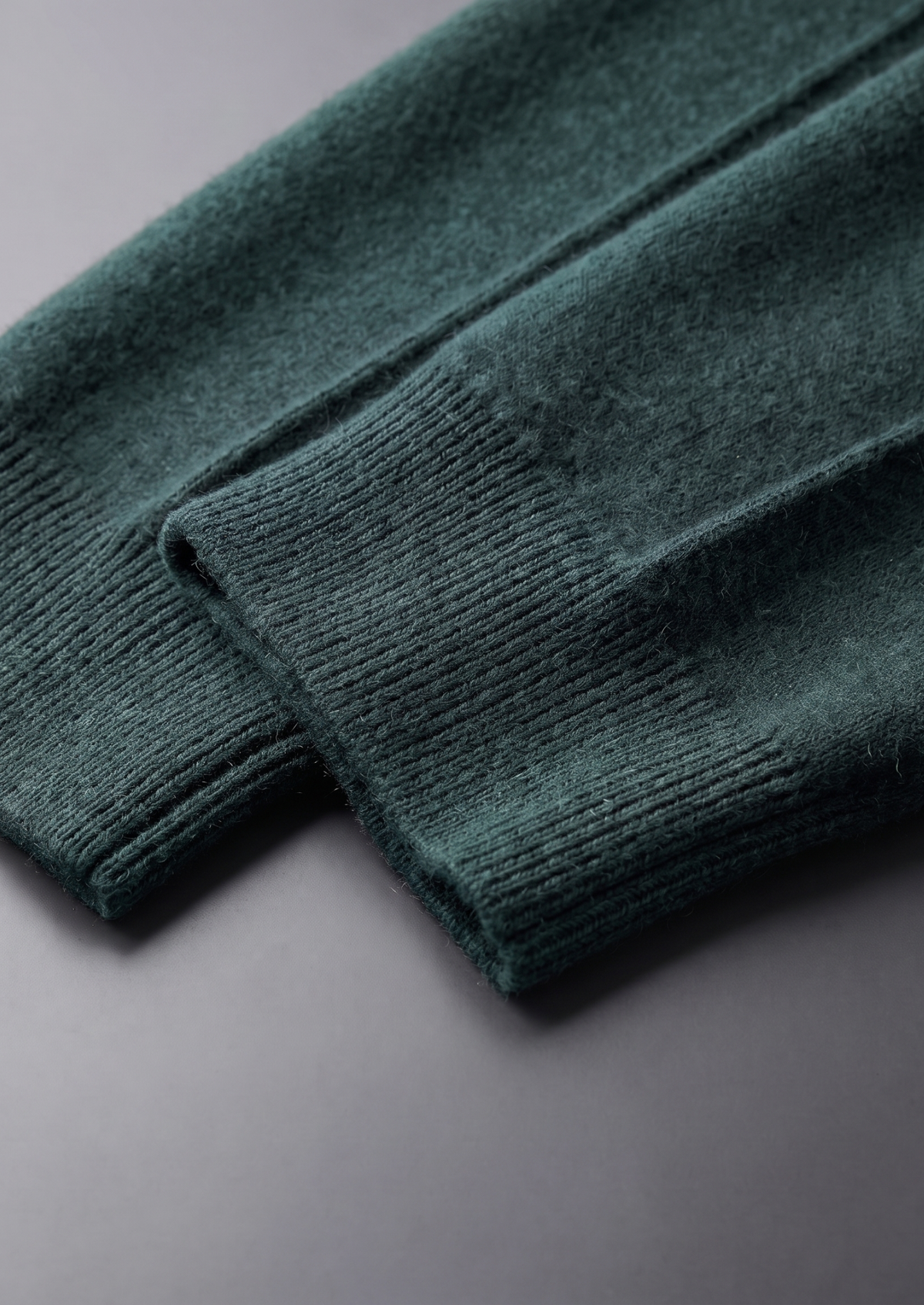 Pure Extra-Fine Merino Wool Sea Green Luzzo Set | Arventti